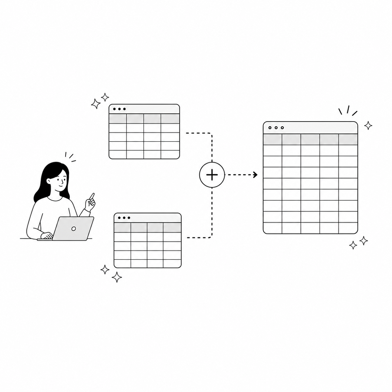 步骤 3：笛卡尔积组合工具生成 Excel 排列组合结果
