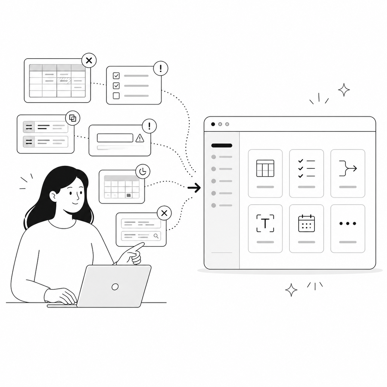 Nana Tools 轻量工具站首页插图：把重复表格工作做成浏览器工具